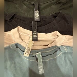 SKIMS short sleeve stretch cotton short sleeve tees lot